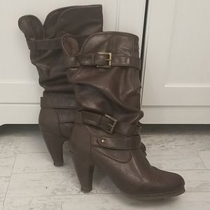 Brown heeled Boots